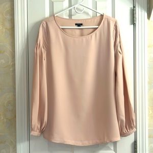Ann Taylor Blush Pink Blouse